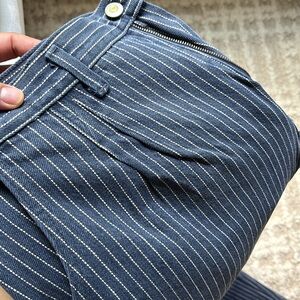 Vintage Rockies denim jeans with stitched pinstripes